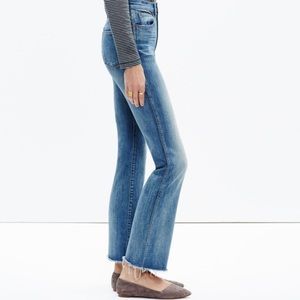 Madewell Cali Demi Boot Jeans Essex Wash Size 25